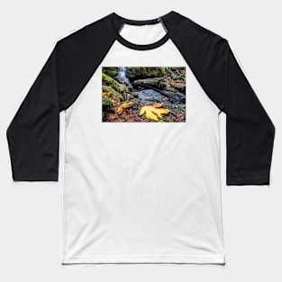 Trillium Falls in Autumn Baseball T-Shirt